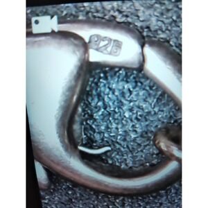 925 Sterling Silver Rope Chain Bracelet Anklet 8.5 Inch Lobster Clasp